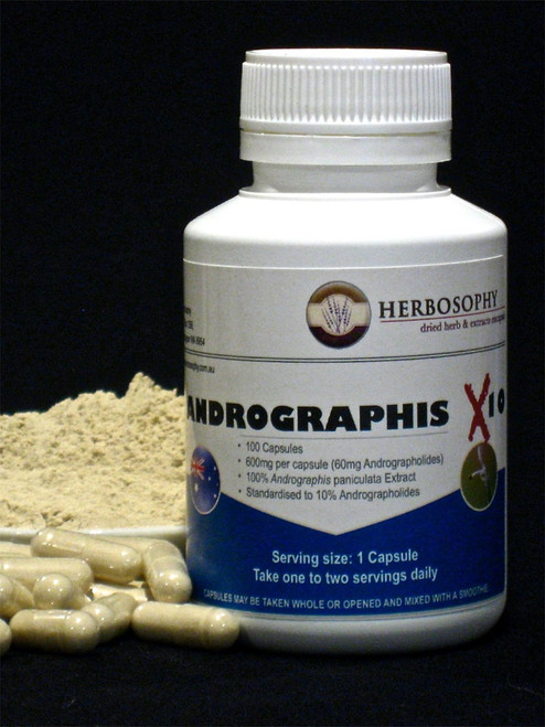 Andrographis X10 Loose Powder or Capsules @ Herbosophy