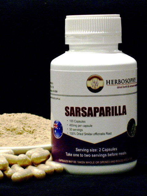 Sarsaparilla Loose Powder or Capsules @ Herbosophy