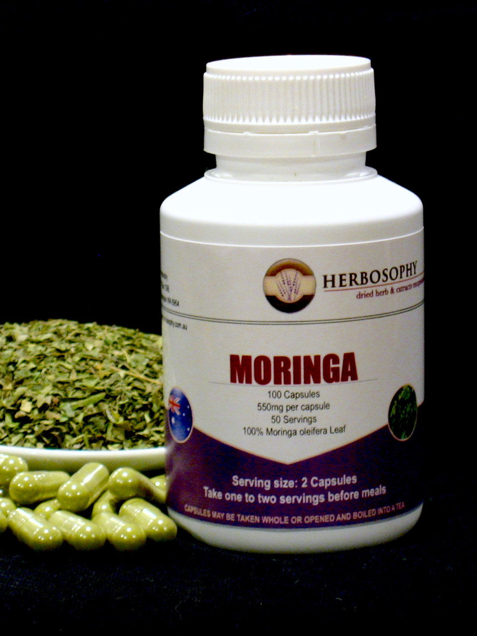 Moringa Leaf Australia | Tea, Powder & Capsules | Herbosophy