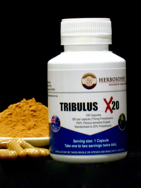Tribulus X20 (20% Protodioscin) Capsules & Loose Powder @ Herbosophy