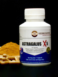 Astragalus X5 (Astragaloside IV) Capsules & Loose Powder @ Herbosophy