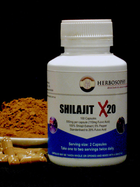 Shilajit Capsules and powder (20% Fulvic Acids)