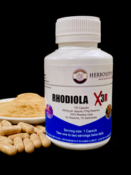 Rhodiola X3r Capsules and loose powder