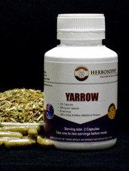 Yarrow capsules, loose tea or powder