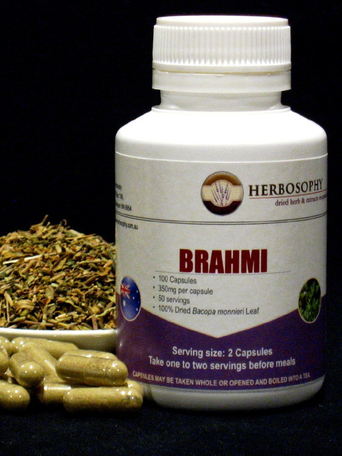 Brahmi Loose Herb, Powder or Capsules @ Herbosophy