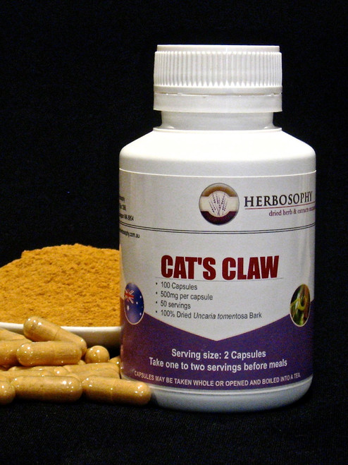 Cat's Claw Loose Powder & Capsules @ Herbosophy