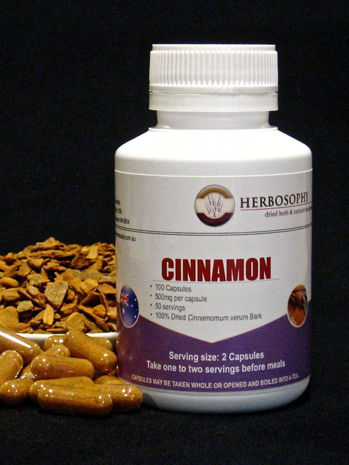 Cinnamon Loose Cut, Powder or Capsules @ Herbosophy