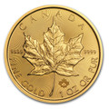 1 oz of .9999 fine Gold 2017 Gold Canadian Maple Leaf INVESTMENT COIN