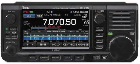 Icom IC-705 All Mode QRP All Mode HF VHF UHF Ships Now