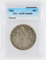 1882 Morgan Silver Dollar AU55 Details Cleaned ICG Graded Nice 6405300401