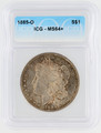 1885 O Morgan Silver Dollar MS64+ ICG Graded Nice 6405300503