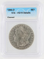 1890 O Morgan Silver Dollar VG10 Details Cleaned ICG Graded 6405300602