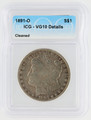 1891 O Morgan Silver Dollar VG10 Details  Cleaned ICG Graded 6405300702