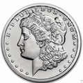 Apmex 1 oz Silver Round - Morgan Dollar Design 55644 Investment