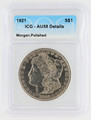 1921 Morgan Silver Dollar AU58 Details Polished ICG Graded 6405300904