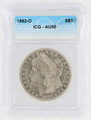 1882 O Morgan Silver Dollar AU50 ICG Graded 6405301101