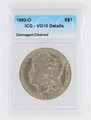1882 O Morgan Silver Dollar VG10 Details Damaged,Cleaned ICG Graded 6405301102