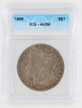 1890 Morgan Silver Dollar AU50   ICG Graded 6405301502
