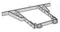 ROHN Tower Adjustable House Bracket HB25BG