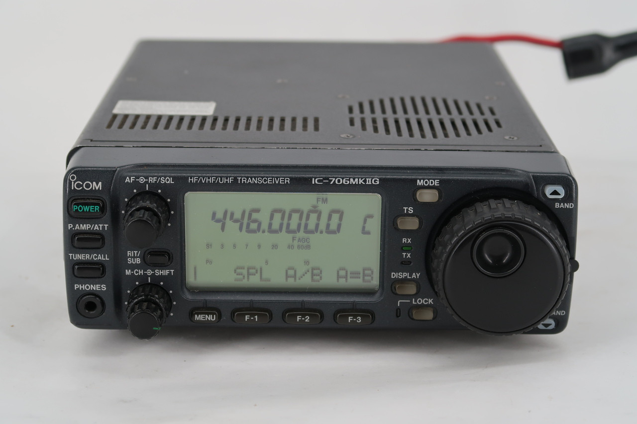 U17917 AS IS Icom IC-706MKIIG HF/VHF/UHF Transceiver (LOW HF