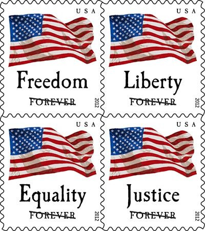 US POSTAL SERVICE BOOK OF 20 FOREVER STAMPS