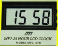 24 hour atomic analog utc clock