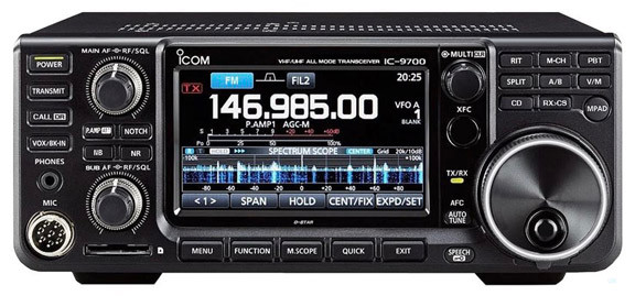 Icom IC-9700 All Mode, Direct Sampling Tri-Band Transciever In