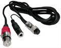 Heil CC-1-XLR-K Straight Microphone Cable XLR3 to Kenwood 8-pin (8ft)