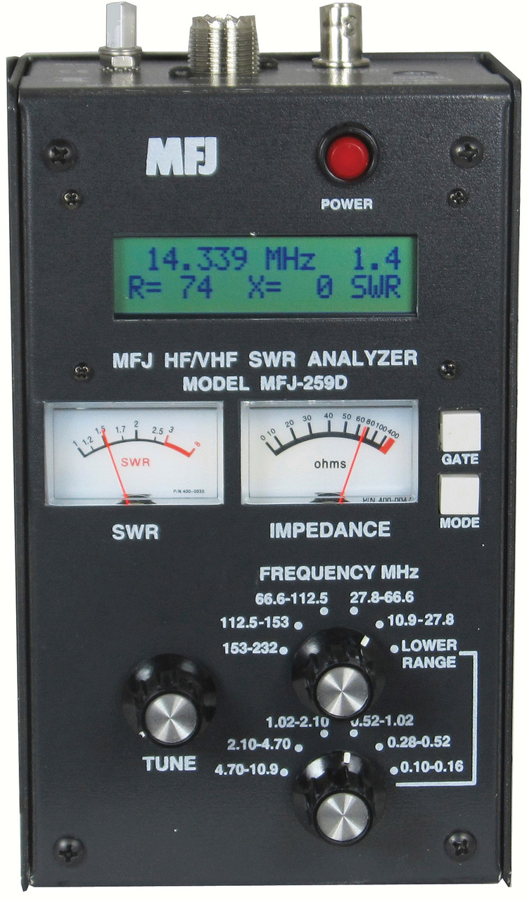 MFJ-259B HF/VHF SWRアナライザー-