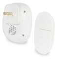Wireless Doorbell & Waterproof Transmitter w/36 Different Chimes (White) Kit