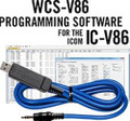 RT-SYSTEMS WCS-V86 Programming Software and cable for Icom IC-V86