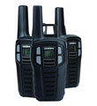 Uniden SX167-3ch 16-mile 2-way FRS GMRS Radios Thee Pack