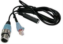 Heil CC-1-IM Straight Microphone Cable XLR4 to Icom Modular (8ft)