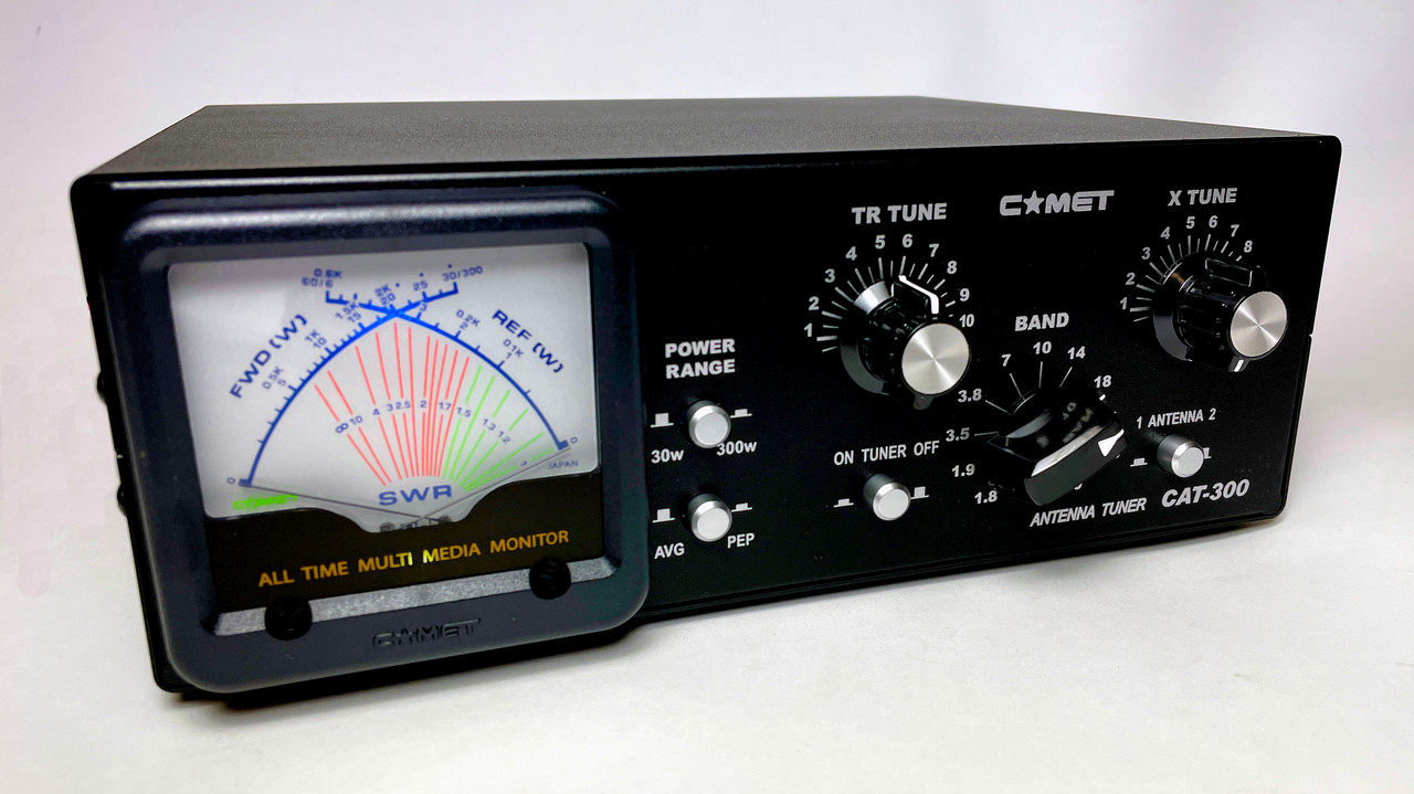 COMET CAT-300 1.8 - 50 MHz 300 Watt - Manual Antenna Tuner