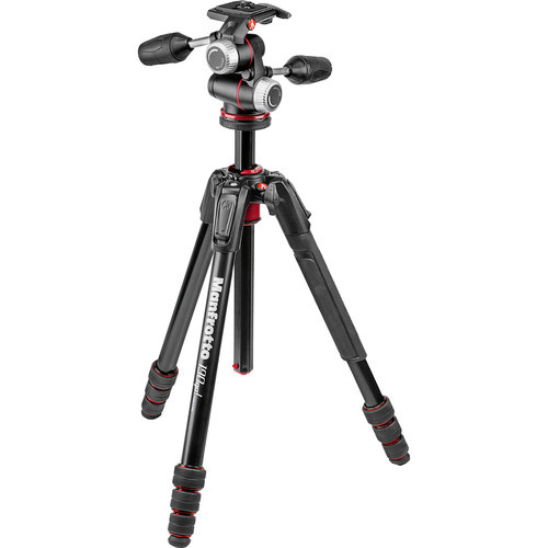 Manfrotto 190go! Aluminum M-Series Tripod with MHXPRO-3W 3-Way Pan/Tilt