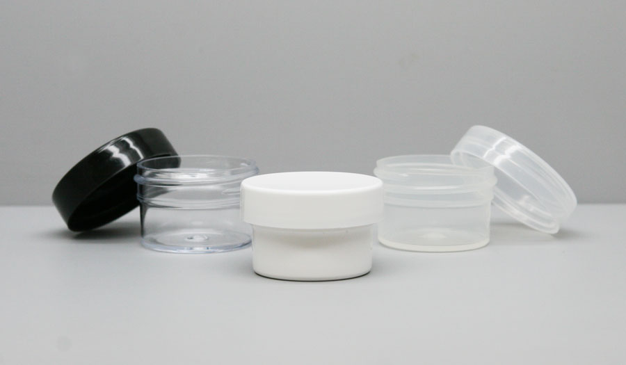0.50 oz plastic sample jars