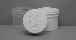 Child Resistant Caps accompany plastic storage containers