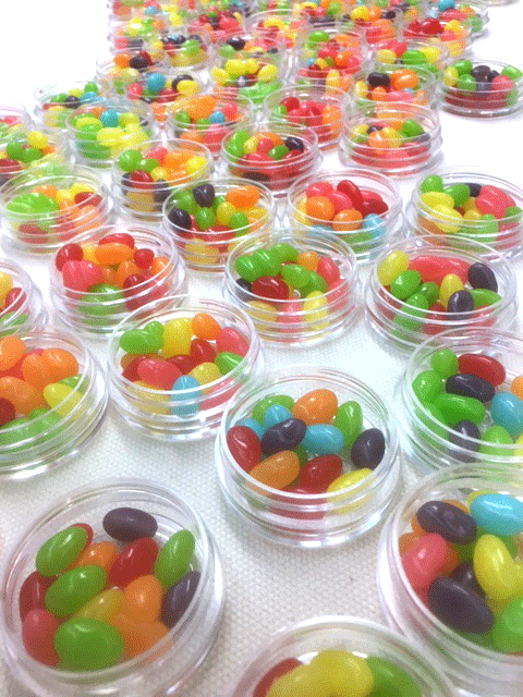 Plastic Candy Jars - Promotional Jelly Bean Jars