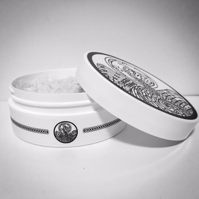 Murphy & McNeil Shave Soap in Parkway's Thick Wall 100mm 6oz Container with Smooth 100mm Cap