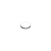 Ribbed (Smooth Top) - For 45mm Jars (White) (PC045C4RSLIW)