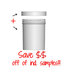 6oz Clear Straight Sided Jars, 63-400 Polypropylene Cap & PTFE Disc, case/24