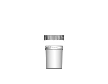 Jar & Cap Combo Case: 53mm - 3 oz