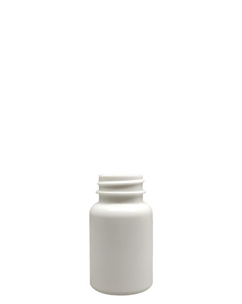 Round Packer HDPE Pharmaceutical Bottle: 33mm - 2.5oz