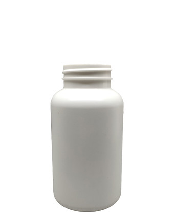 Round Packer HDPE Pharmaceutical Bottle: 45mm - 10oz