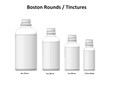 Boston Round Glass Bottle: 18mm - 1/2oz