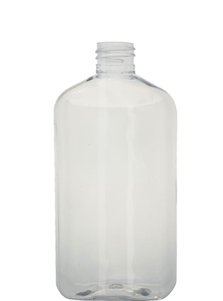 Metric Oblong PET Bottle (147 pcs/box): 28mm - 16.66oz (410 Thread)