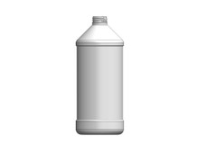 Modern Round HDPE Bottle (90 pcs/box): 28mm - 32oz (410 Thread)