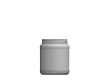 Indented Large Round PET Jar (581 pcs / pallet): 48oz 110mm (400 Thread)