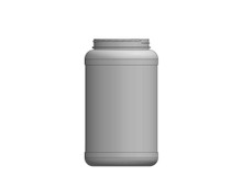 Indented Large Round PET Jar (28 pcs / box): 96oz 110mm (400 Thread)
