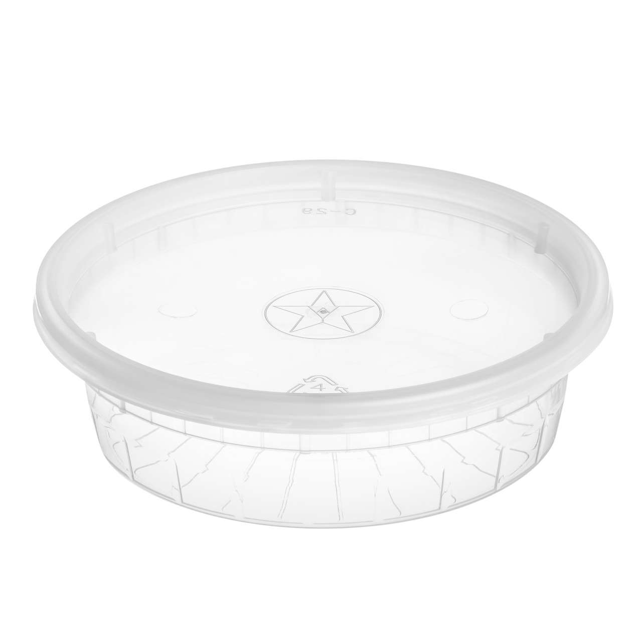 Oh!Wholesale LLC – PLASTICO 8oz DELI CONTAINERS COMBO 240 ct. #08440 EACH  PK. – Servicing nursing homes & assisted living facilities